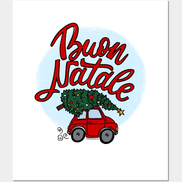 Buon Natale Cinquecento Wall Art by ItalianPowerStore